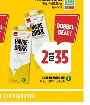 Coop Prix Coop havredrikk tilbud