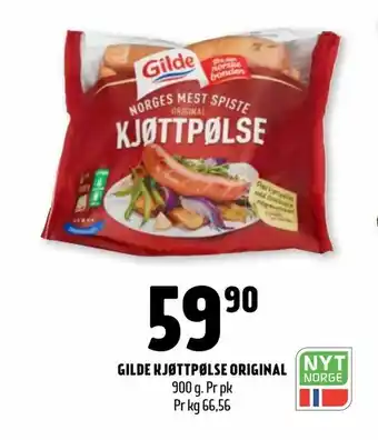 Coop Prix Gilde kjøttpølse original tilbud
