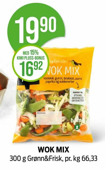 Kiwi Wok mix tilbud