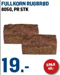 Price Lagerbutikk Fullkorn rugbrød tilbud