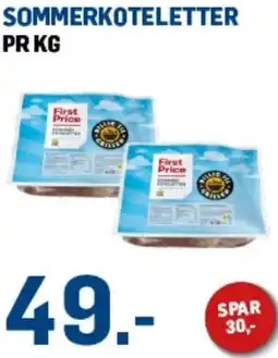 Price Lagerbutikk First Price sommerkoteletter tilbud