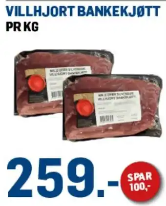 Villhjort bankekjøtt