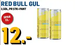 Price Lagerbutikk Red Bull Gul tilbud