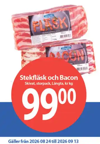 Längta Stekfläsk och Bacon