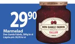 MaxiMat Svinesund Den Gamle Fabrik Marmelad tilbud