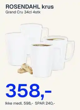 Jernia Rosendahl krus tilbud
