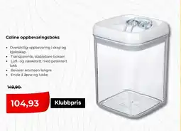 Clas Ohlson Coline oppbevaringsboks tilbud