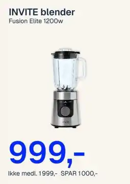 Jernia Invite blender Fusion Elite 1200w tilbud
