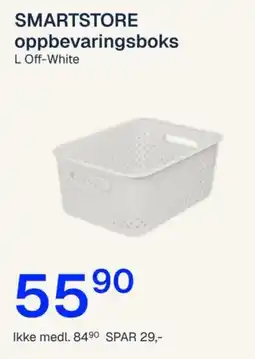Jernia Smartstore oppbevaringsboks tilbud