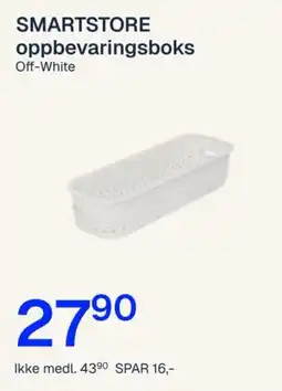 Jernia Smartstore oppbevaringsboks tilbud