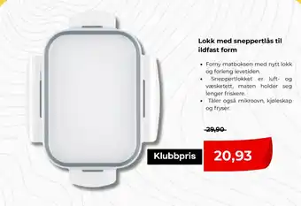 Lokk med sneppertlås til ildfast form
