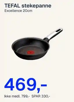 Jernia Tefal stekepanne excellence 20cm tilbud