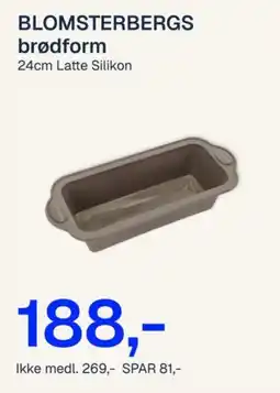 Jernia Blomsterbergs brødform tilbud