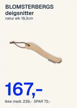 Jernia Blomsterbergs deigsnitter tilbud