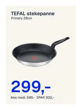 Jernia TEFAL stekepanne tilbud