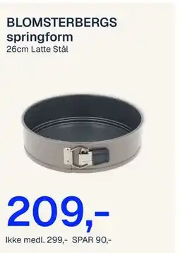 Jernia BLOMSTERBERGS springform tilbud