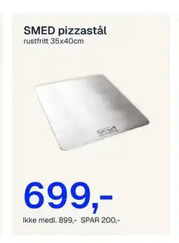 Jernia SMED pizzastål tilbud