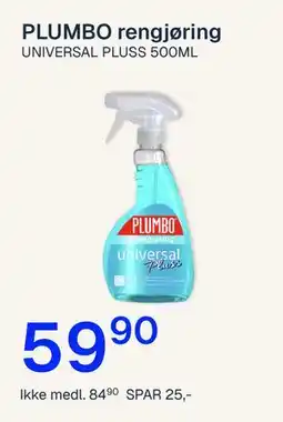 Jernia PLUMBO rengjøring tilbud