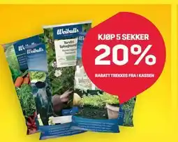 Byggmax Weibulls jordprodukter tilbud