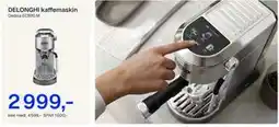 Jernia DELONGHI kaffemaskin tilbud