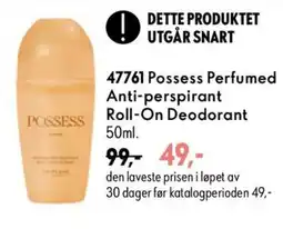Oriflame Possess Perfumed Anti-perspirant Roll-On Deodorant tilbud
