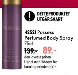 Oriflame Possess Perfumed Body Spray tilbud
