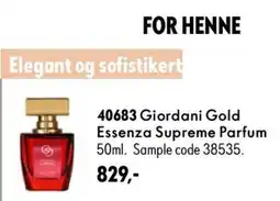 Oriflame Giordani Gold Essenza Supreme Parfum tilbud