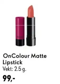 Oriflame OnColour Matte Lipstick tilbud