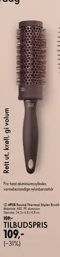 Oriflame 49115 Round Thermal Styler Brush tilbud