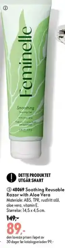 Oriflame Oriflame Feminelle Soothing Reusable Razor with Aloe Vera tilbud