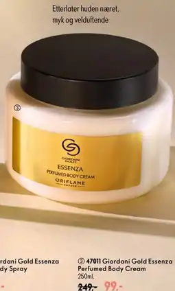 Oriflame Giordani Gold Essenza Perfumed Body Cream tilbud