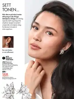 Oriflame 48561 Diamond Cellular Earrings tilbud