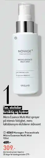 Oriflame Novage+ Proceuticals Micro Essence Multi Mist tilbud
