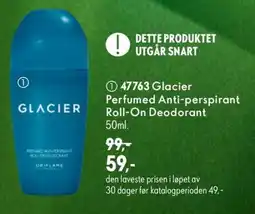 Oriflame Glacier Perfumed Anti-perspirant Roll-On Deodorant tilbud