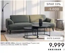 Skeidar Skeidar 3 NEST 3-SETER tilbud