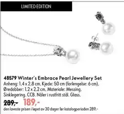 Oriflame Winter's Embrace Pearl Jewellery Set tilbud