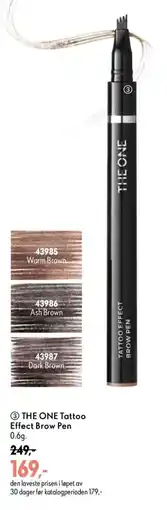 Oriflame The One Tattoo Effect Brow Pen tilbud