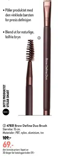 Oriflame Brow Define Duo Brush tilbud