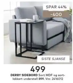 Skeidar Derby sidebord tilbud