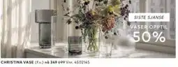Skeidar Christina vase tilbud