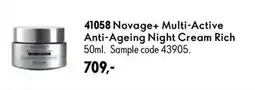 Oriflame Novage+ Multi-Active Anti-Ageing Night Cream Rich tilbud