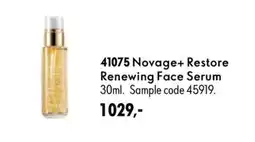 Oriflame Novage+ Restore Renewing Face Serum tilbud