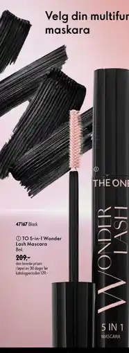 Oriflame TO 5-in-1 Wonder Lash Mascara tilbud