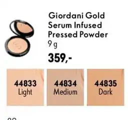 Oriflame Giordani Gold Serum Infused Pressed Powder tilbud