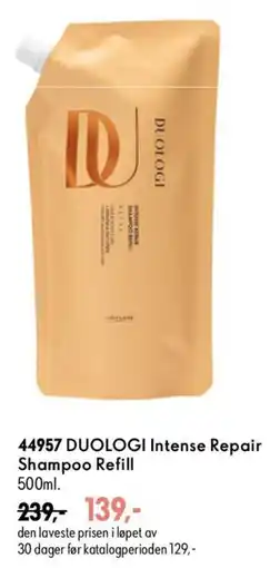 Oriflame Duologi intense repair shampoo refill tilbud