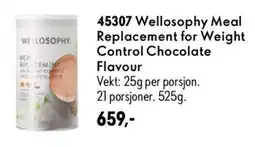 Oriflame WelloSoyphy Meal Replacement for Weight Control Chocolate Flavour tilbud