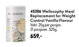 Oriflame WelloSOPHY Meal Replacement for Weight Control Vanilla Flavour tilbud