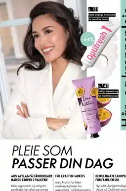 Oriflame Optifresh munnpleie tilbud