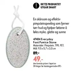 Oriflame Everyday Foot Pumice Stone tilbud