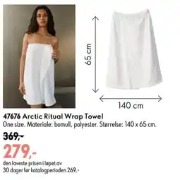Oriflame Arctic Ritual Wrap Towel tilbud